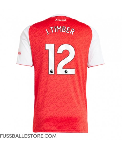 Günstige Arsenal Jurrien Timber #12 Heimtrikot 2025-26 Kurzarm Günstige Arsenal Jurrien Timber #12 Heimtrikot 2025-26 Kurzarm
